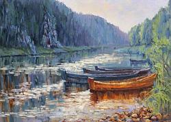 Чусовские лодки. У дороги на Рассоленки