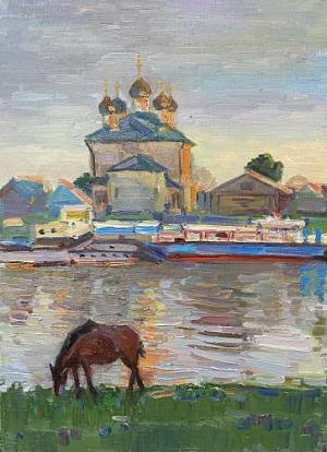 На закате