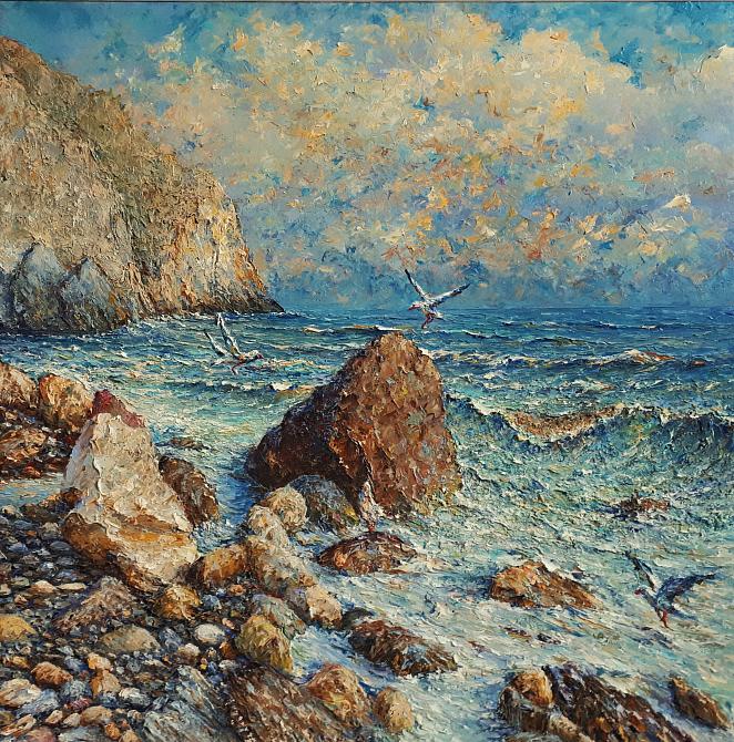 Море.Камни.