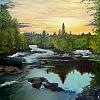 Лесная река