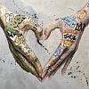 Сердце в стиле Rock & Love