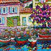 Черногорские пленэры. Набережная Столива  Эскиз.