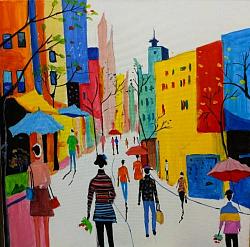 Под зонтом