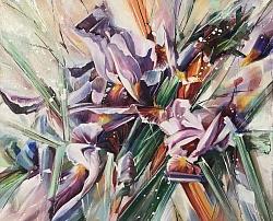 Ирисы воздушные. Цвет ветра.