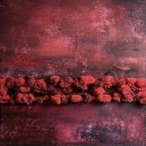 Багровый лес 80 ×80